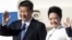 El presidente chino, Xi Jinping, arriba con su esposa a EE.UU.