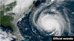 Imagen de Florence al mediodía del miércoles 12 de septiembre. CNH