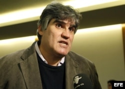 Carlos Payá durante el homenaje a su hermano, Oswaldo Payá, y a Harold Cepero organizado por el Movimiento Cristiano Liberación (MCL).