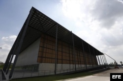 Vista del estadio Arena de la Juventud, para competiciones de baloncesto y pentatlón moderno.