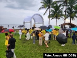 Celebración en la Ermita de la Caridad del Cobre, en Miami, el 8 de septiembre de 2025.