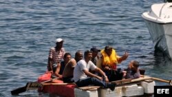 Balseros cubanos. Archivo