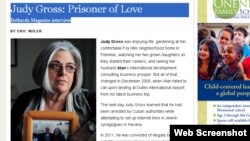 Judy Gross dijo a Bethesda Magazine estar furiosa porque nadie ha hecho algo por rescatar a su marido.