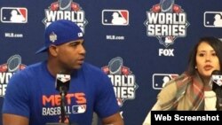 Yoenis Céspedes afirma que podrán contar con él en la Serie Mundial.