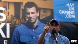 Fotografía de archivo del líder opositor venezolano Henrique Capriles. 