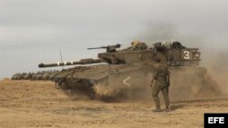 Tanque israelí.