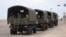 Camiones militares en el paseo del Prado el 15 de noviembre. REUTERS/Alexandre Meneghini