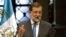 El presidente del gobierno español, Mariano Rajoy durante una conferencia de prensa en Guatemala. Archivo.