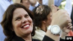 Maya Fernández Allende, nieta del fallecido presidente chileno Salvador Allende.