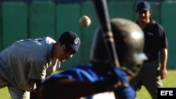 Foto de archivo. NIcaragua contra Guatemala en los VIII Juegos Centroamericanos.