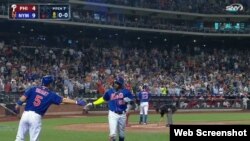 Otro jonrón de Yoenis Céspedes... el número 28 de la temporada.