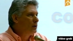 Miguel Díaz-Canel. Fotografía tomada de Telemundo 51, Miami.