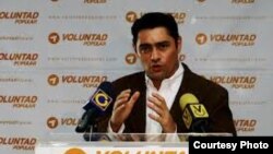 Carlos Vecchio, dirigente de Voluntad Popular