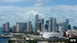 Imagen del American Airlines Arena de Miami, Florida Estados Unidos.