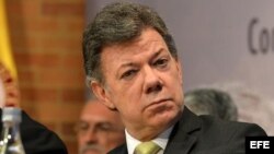 El presidente colombiano, Juan Manuel Santos.
