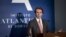 El ex presidente español José María Aznar pronuncia un discurso en el Instituto Atlántico de Gobierno. 
