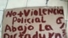 Un cartel contra la violencia policial en Cuba. (Facebook: Luis Manuel Otero Alcántara)