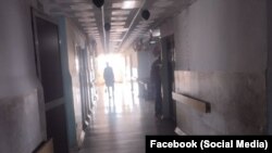 Un pasillo del Hospital Provincial de las Tunas. 